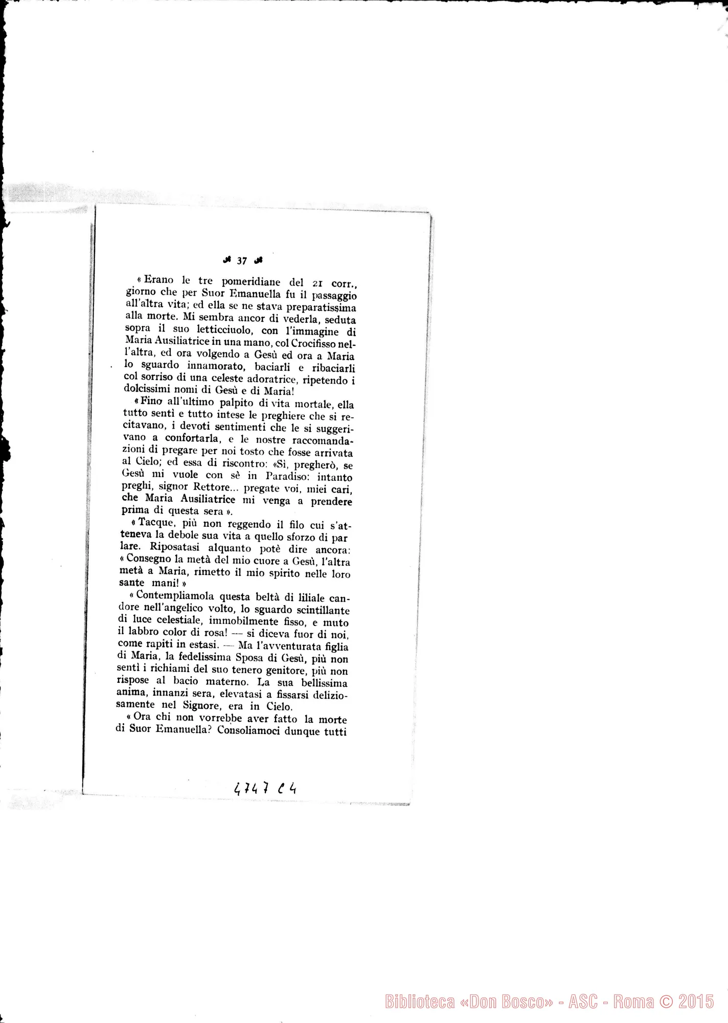 Fotogramma C 4 — Defunte nell’anno 1883 con cenni biografici