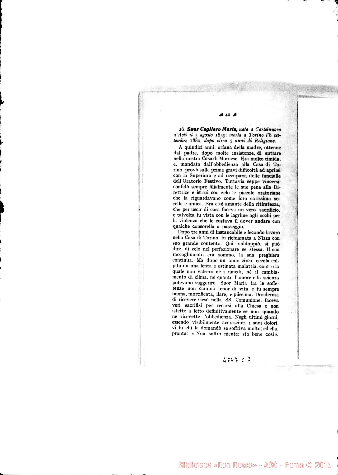 Fotogramma C 7 — Defunte nell’anno 1883 con cenni biografici