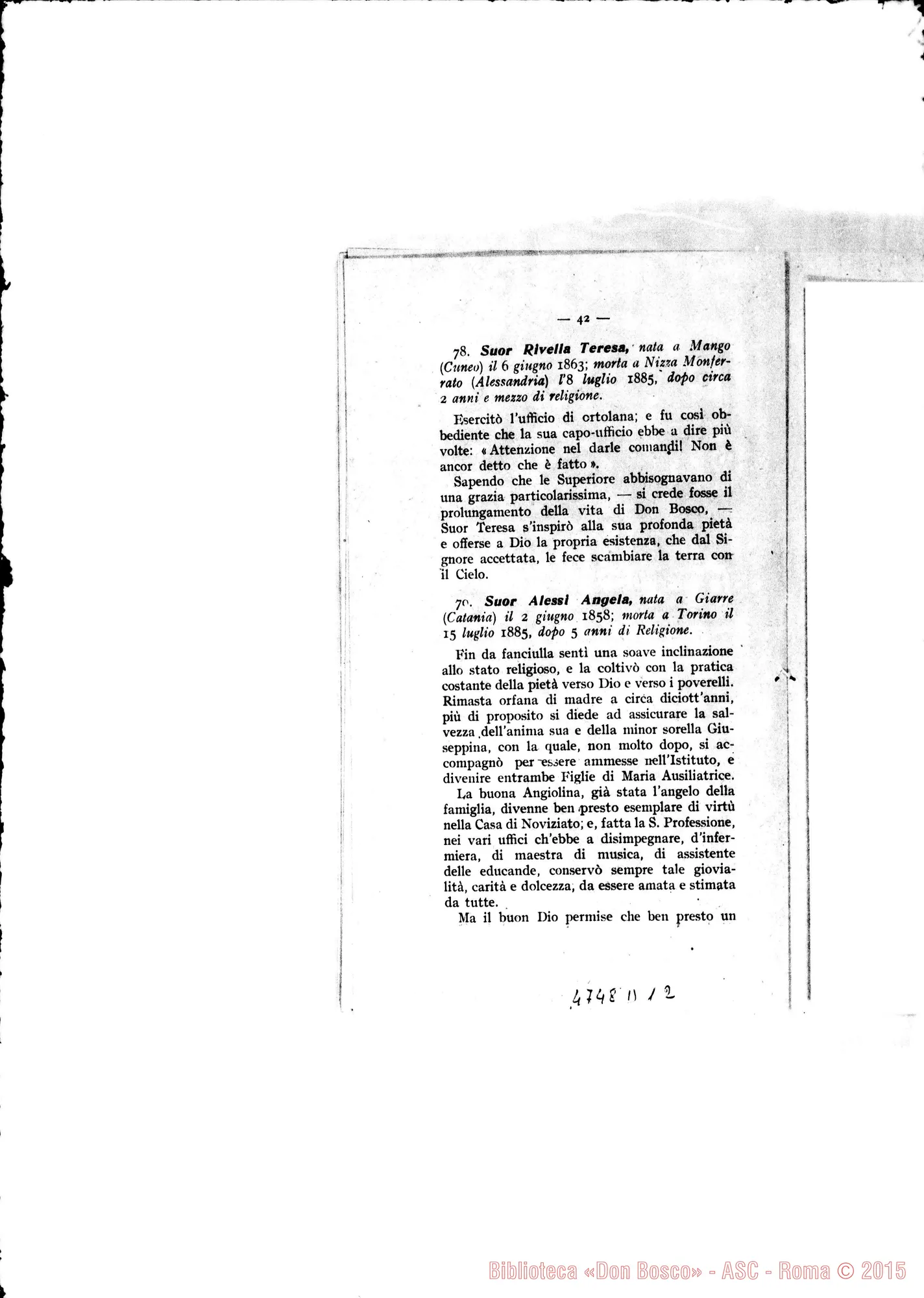 Fotogramma D 12 — « « 1885