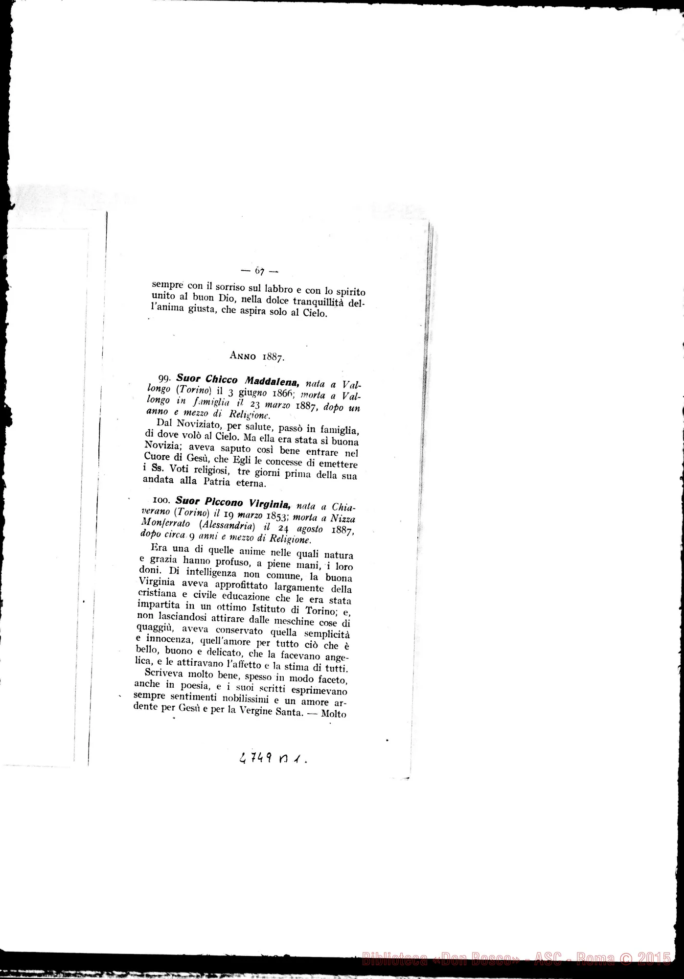 Fotogramma B 1 — « « 1887