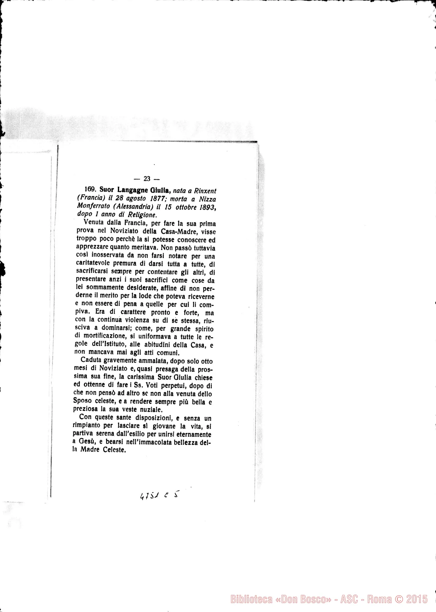 Fotogramma C 5 — Defunte nell’anno 1893 con cenni biografici