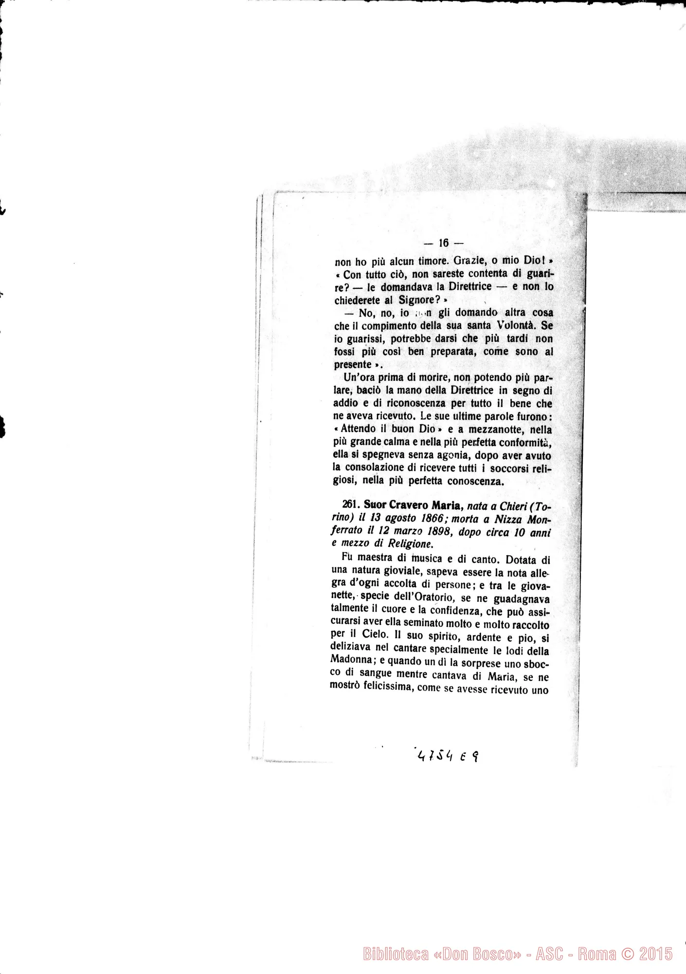 Fotogramma E 9 — Defunte nell’anno 1898 con cenni biografici