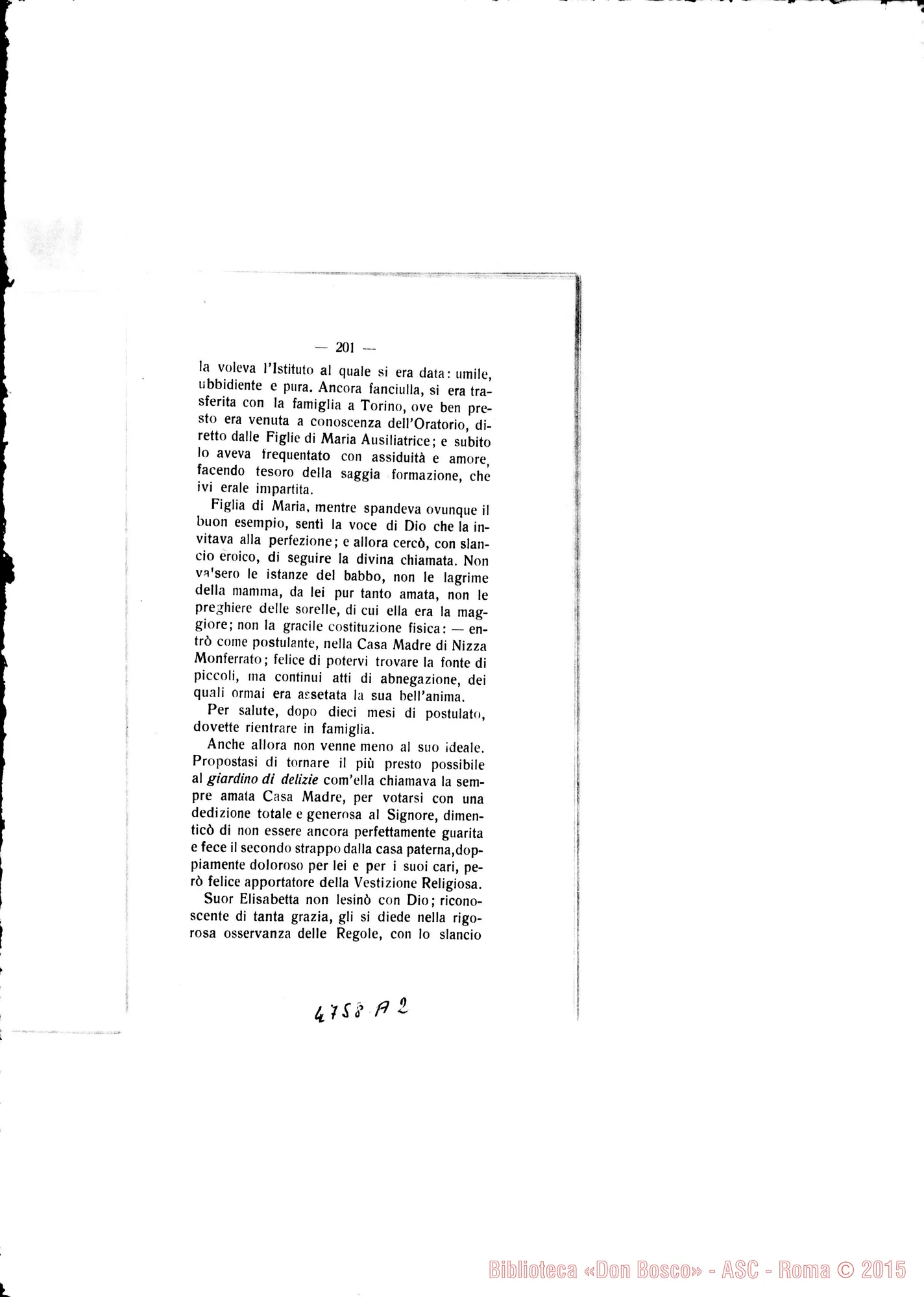 Fotogramma A 2 — « 1901