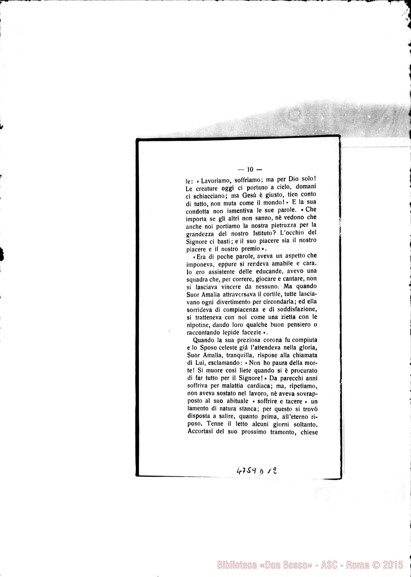 Fotogramma D 12 — Defunte nell’anno 1903 con cenni biografici