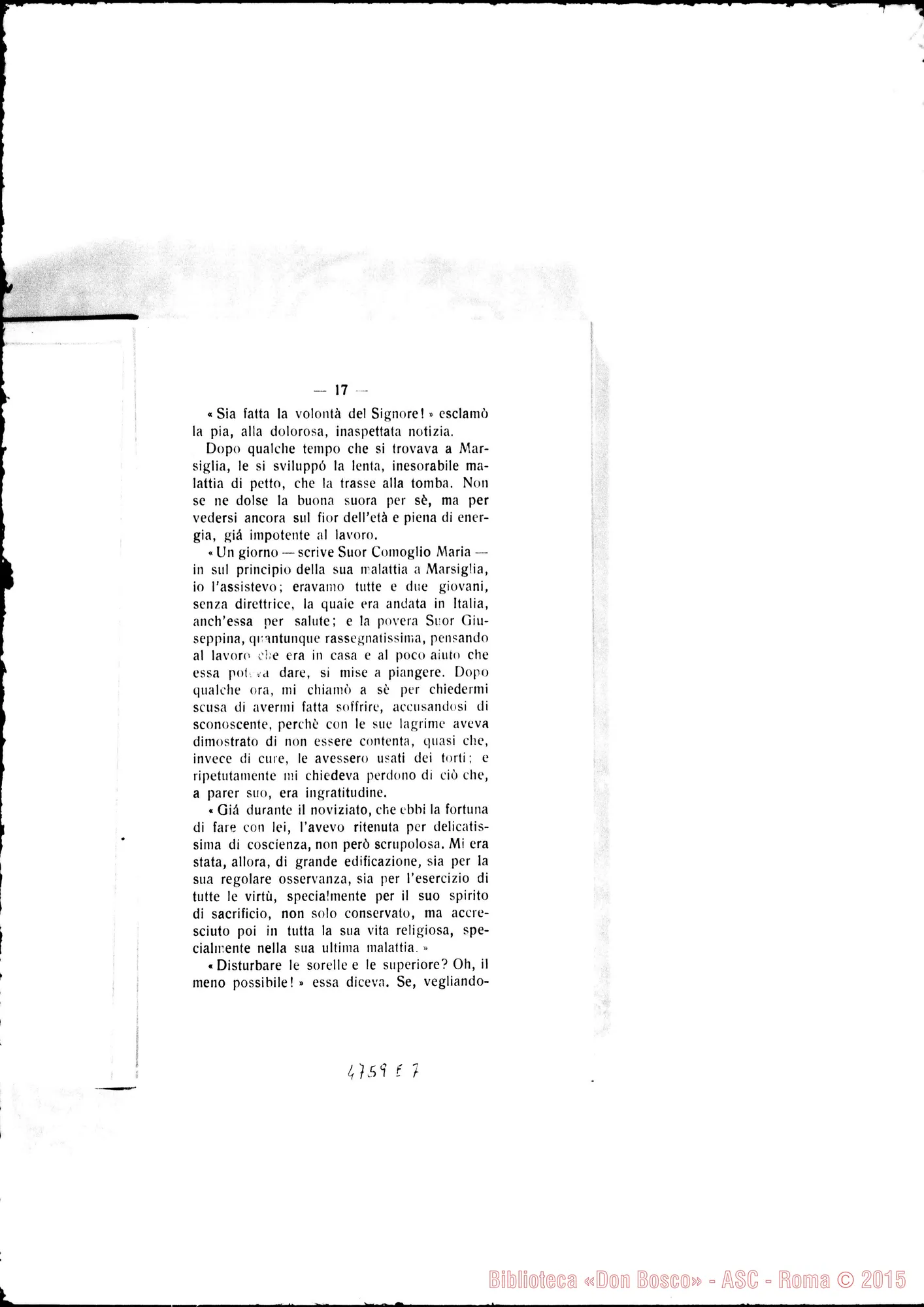 Fotogramma E 7 — Defunte nell’anno 1903 con cenni biografici