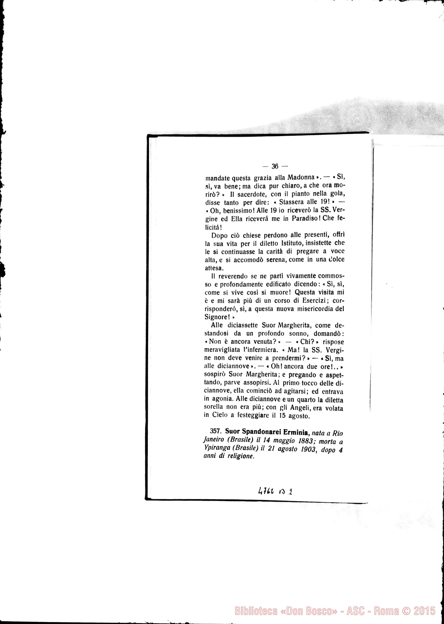 Fotogramma B 2 — Defunte nell’anno 1903 con cenni biografici
