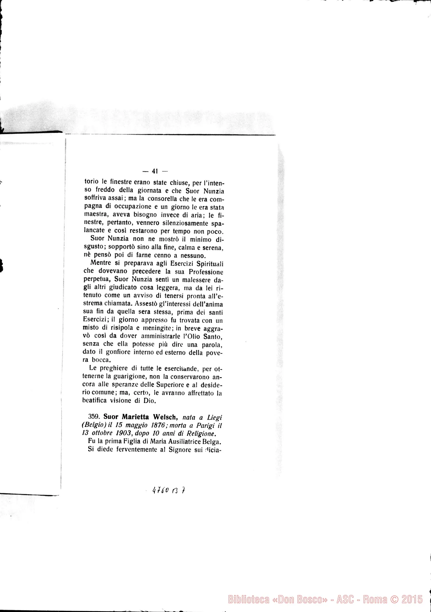 Fotogramma B 7 — Defunte nell’anno 1903 con cenni biografici