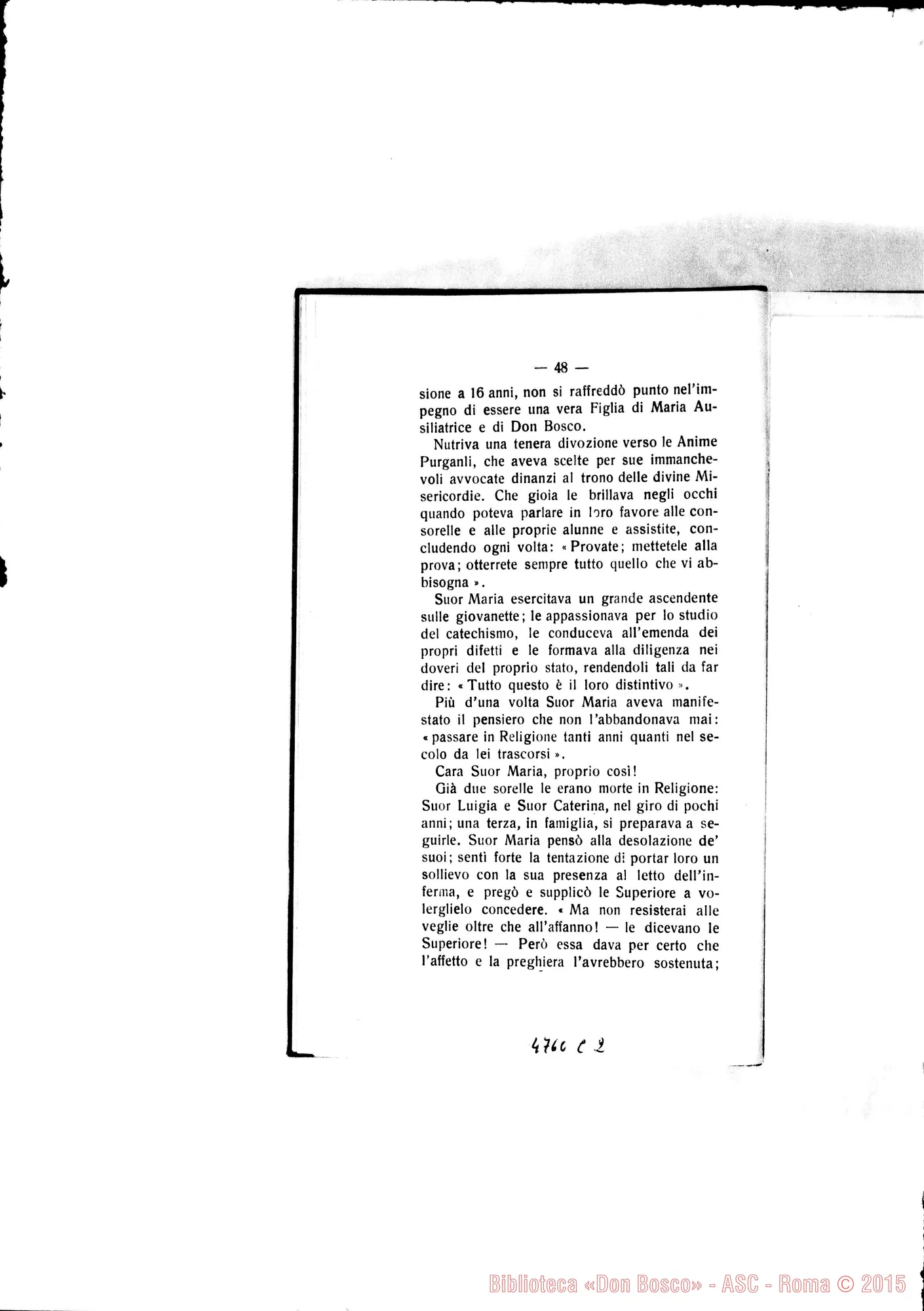Fotogramma C 2 — Defunte nell’anno 1903 con cenni biografici
