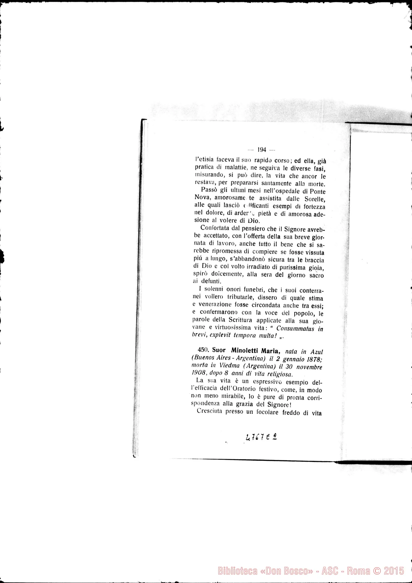 Fotogramma E 2 — « 1908