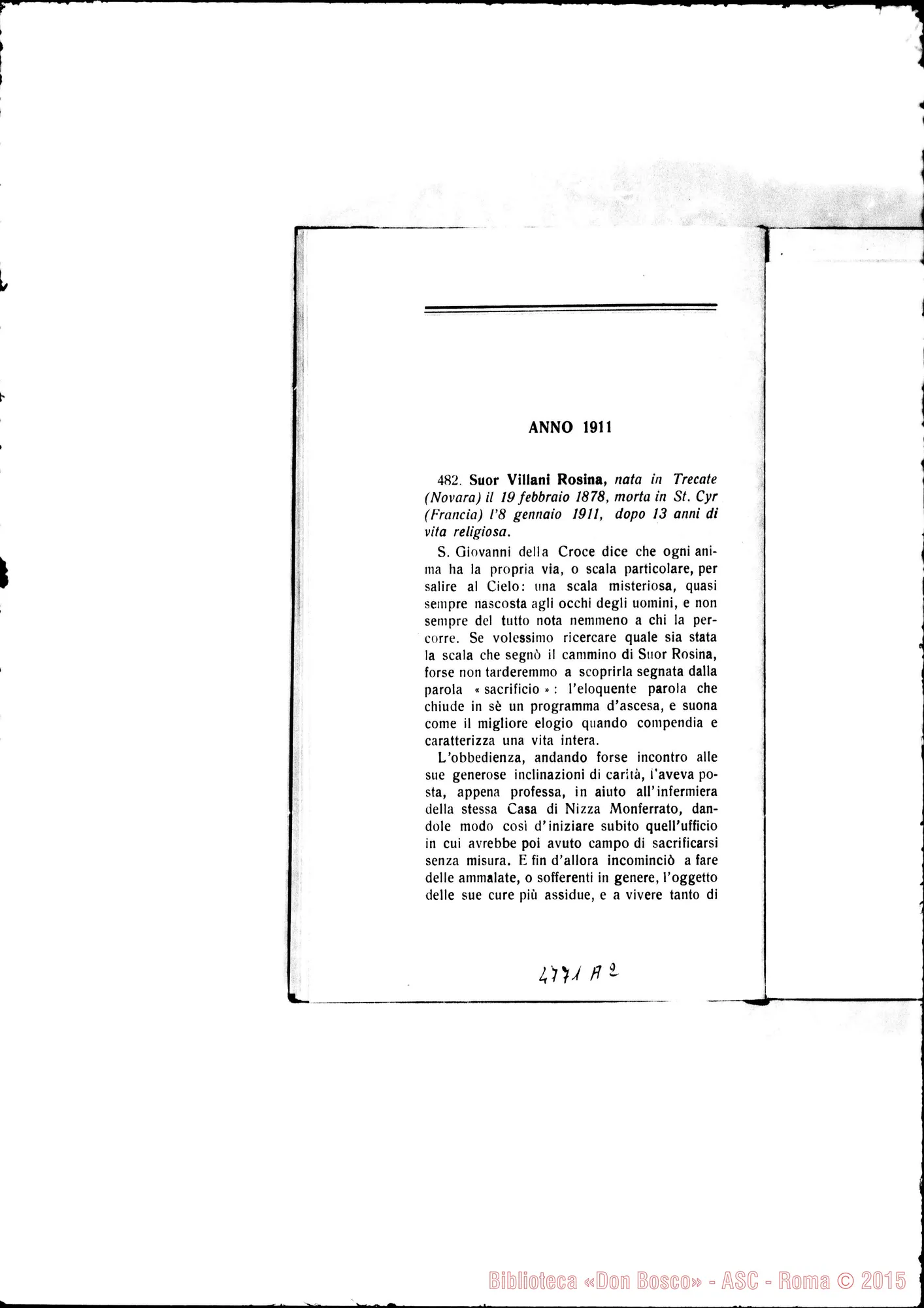 Fotogramma A 2 — « « 1911