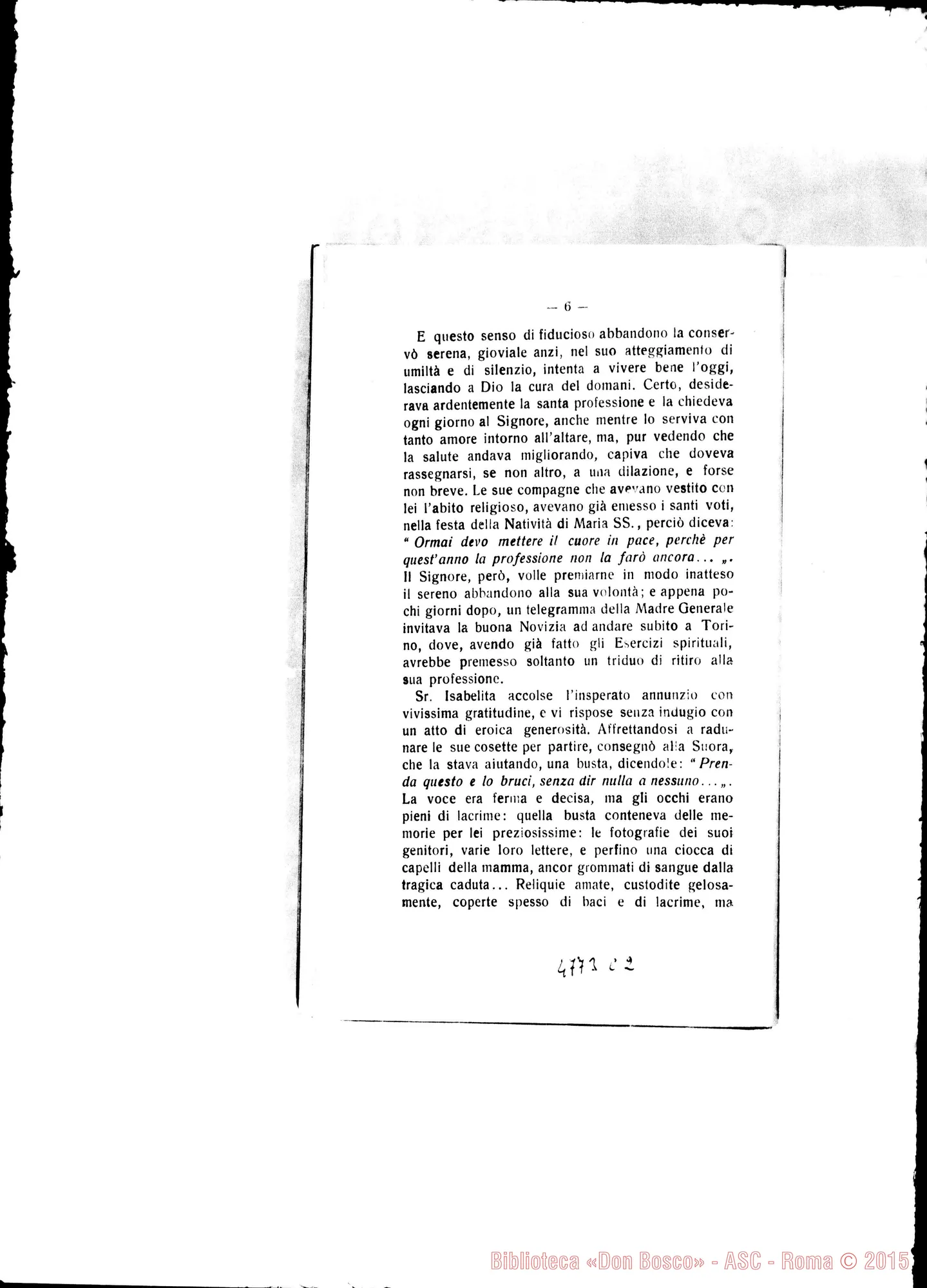 Fotogramma C 2 — Defunte nell’anno 1912 con cenni biografici