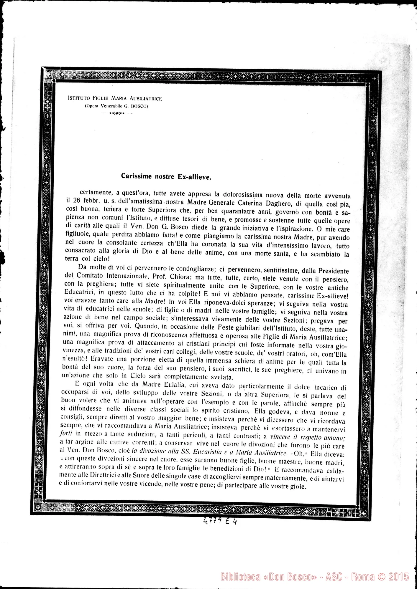 Fotogramma E 4 — Suor Sorbone-Exallieve. Nizza Monf., 29-02-1924