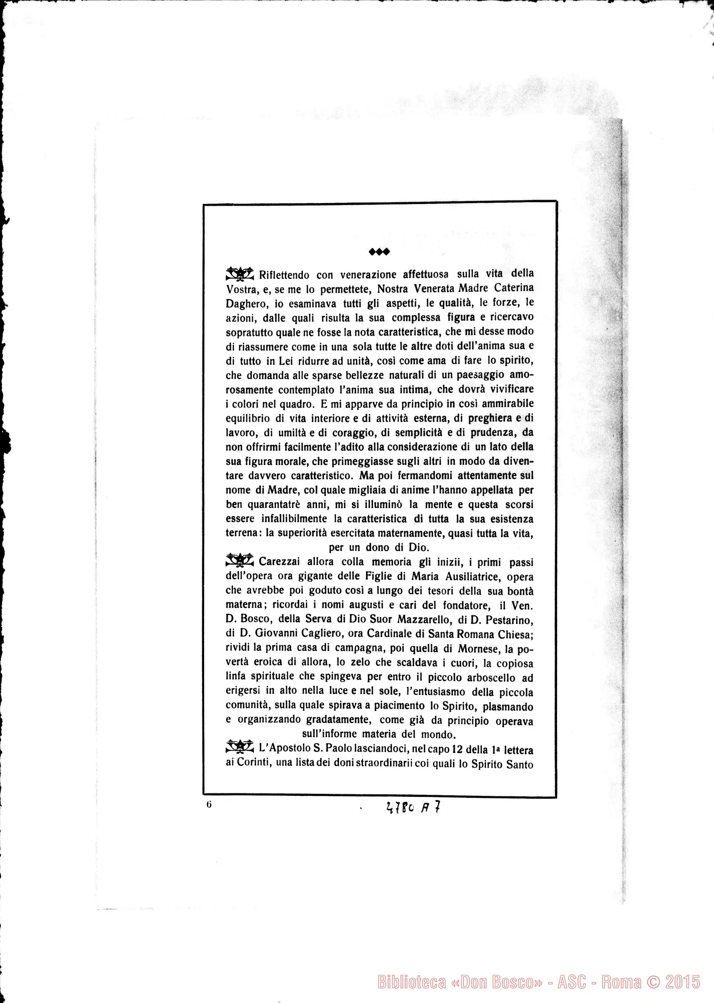 Fotogramma A 7 — Sac. Dott. Alessio Barberis: Elogio funebre detto nel Santuario di M. A. in Nizza Monf. il 27-03-1924