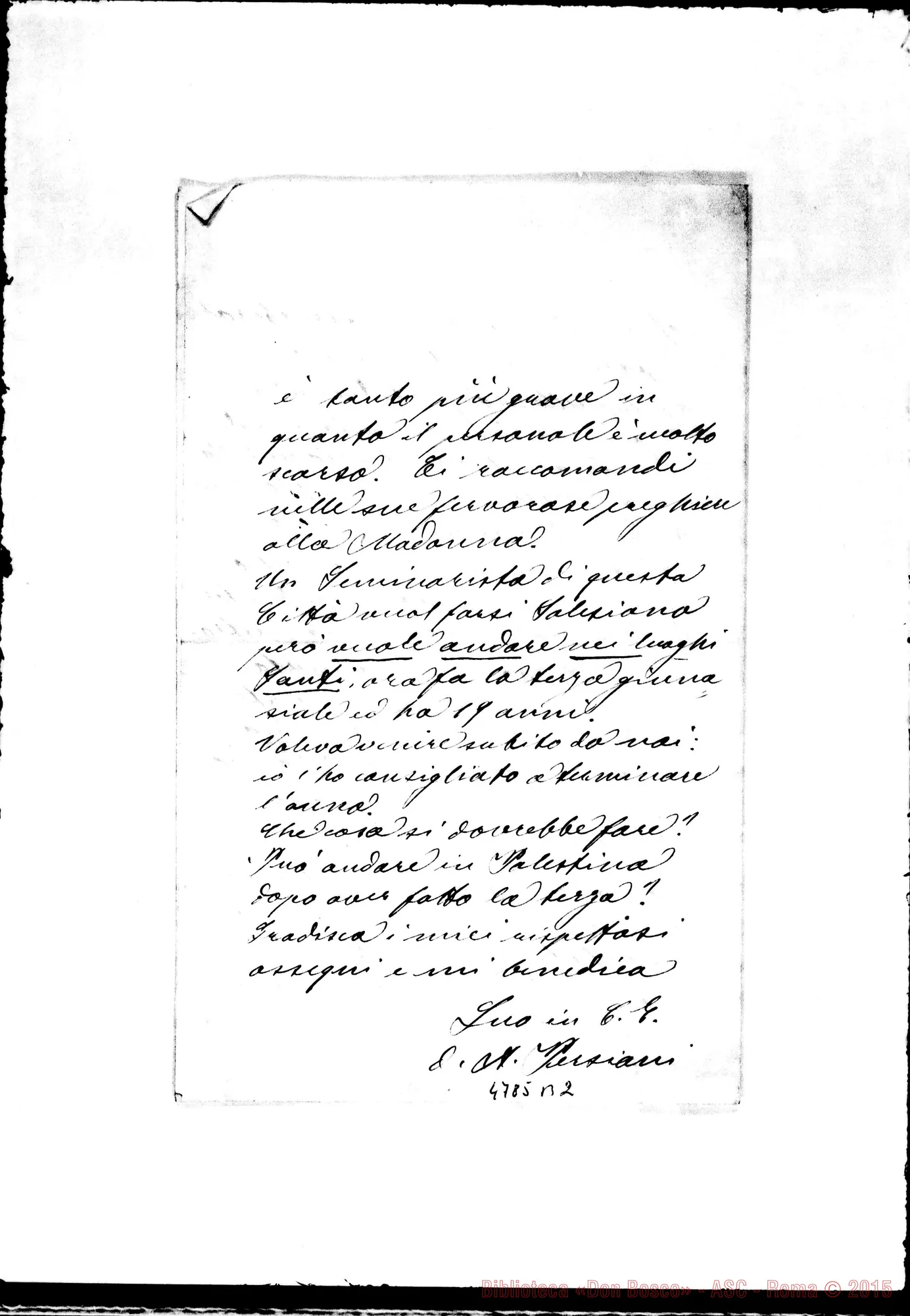 Fotogramma B 2 — D. Persiani Arnaldo-D. Ricaldone. Napoli, 9-12-1926