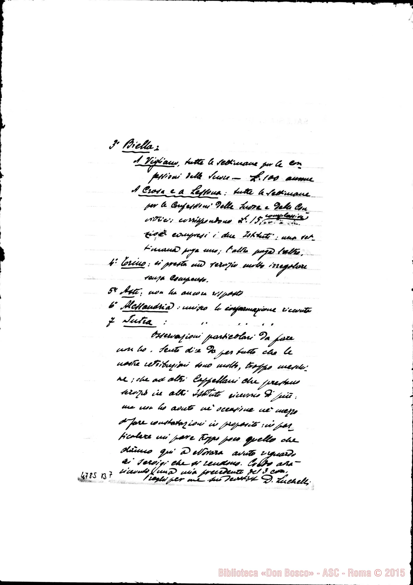 Fotogramma B 7 — D. Luchelli Alessandro-D. Ricaldone. Novara, 6-12-1926