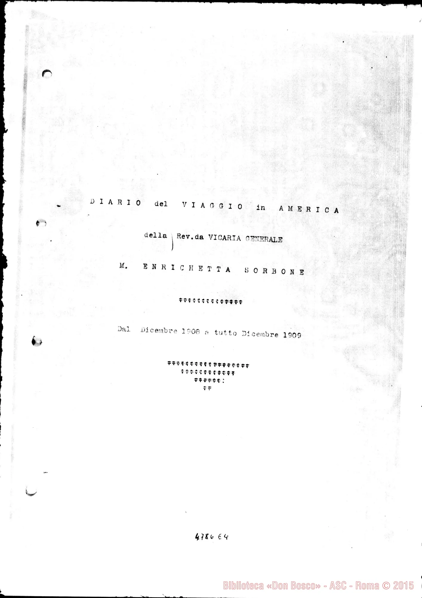 Fotogramma E 4 — Volume primo: dal dicembre 1908 A tutto dicembre 1909