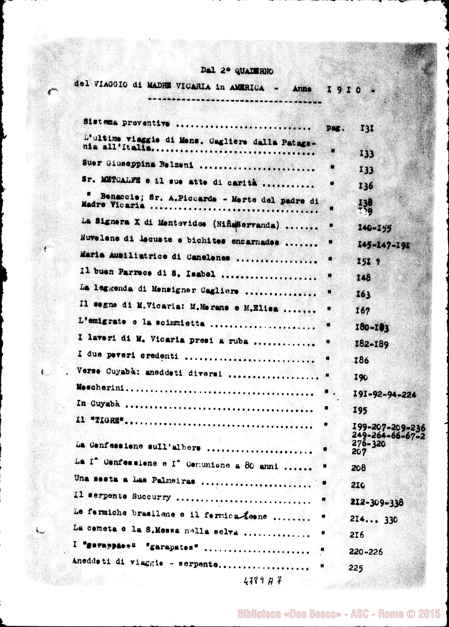 Fotogramma A 7 — Volume secondo: dal 1 gennaio al 31 dicembre 1910