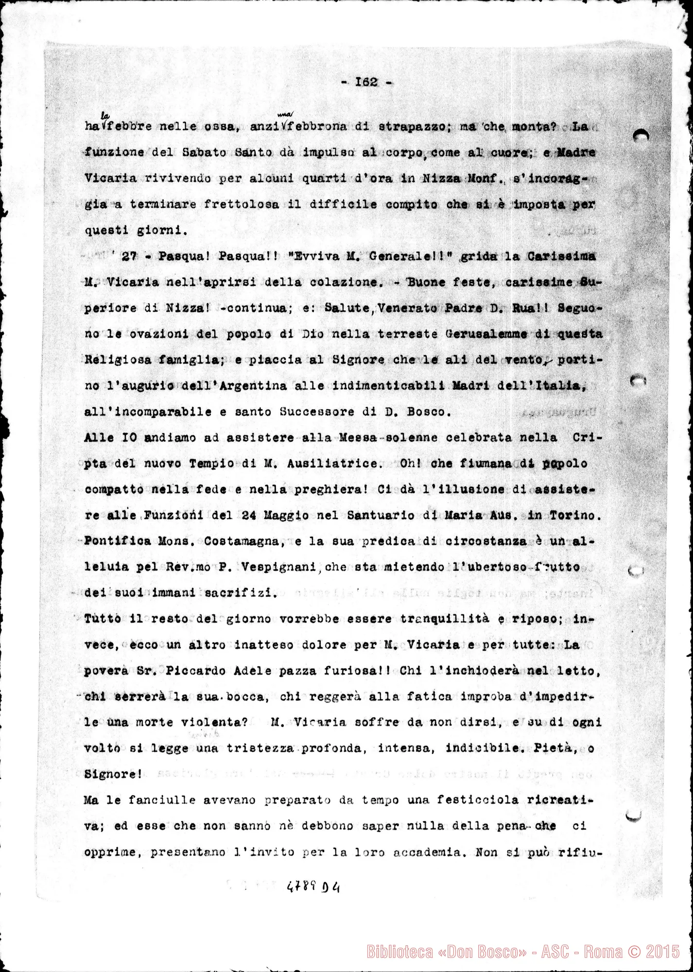 Fotogramma D 4 — Volume secondo: dal 1 gennaio al 31 dicembre 1910