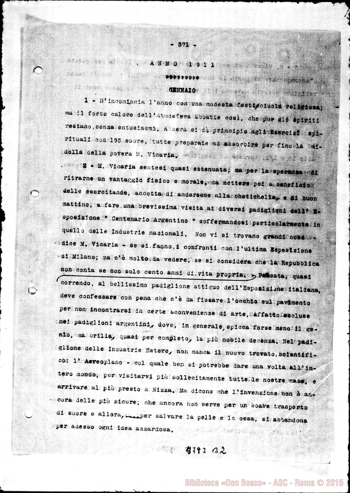 Fotogramma B 2 — Volume terzo: dal 1 gennaio al 31 dicembre 1911