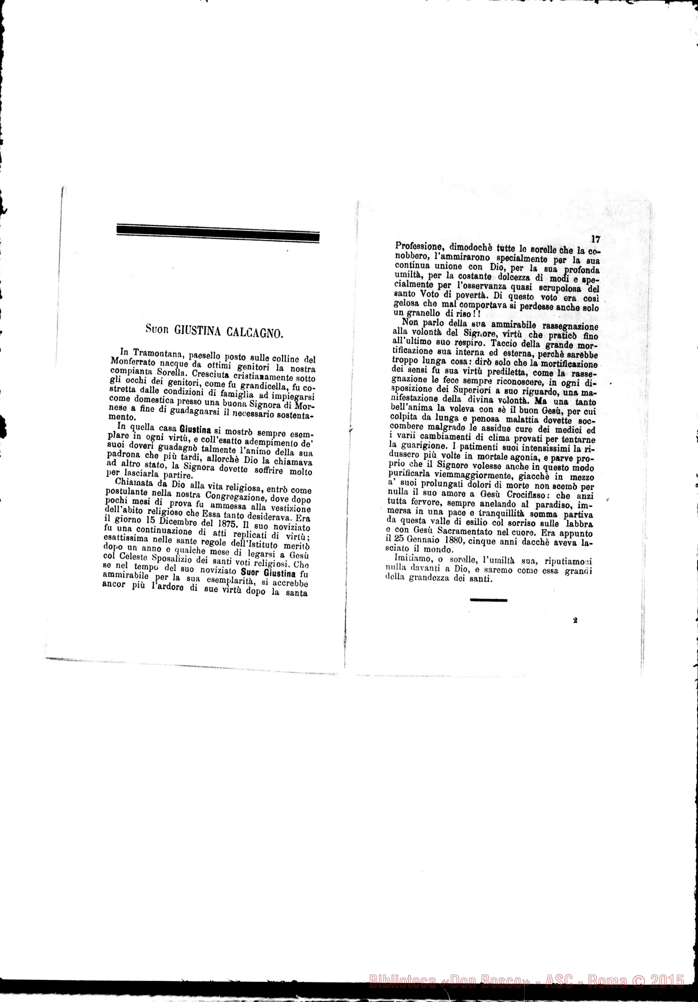 Fotogramma A 7 — Necrologio 1879-1880. Stampato