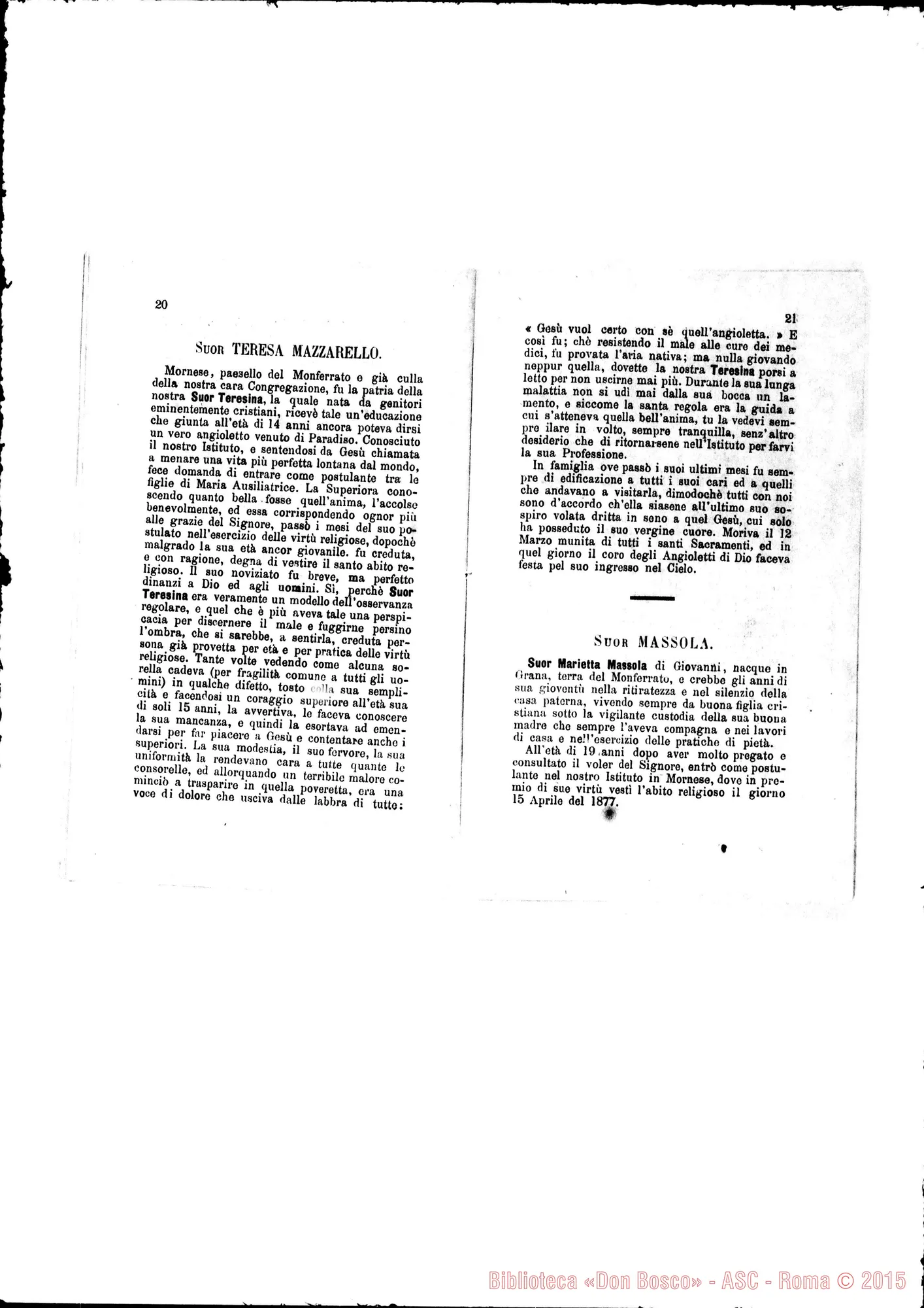 Fotogramma A 9 — Necrologio 1879-1880. Stampato