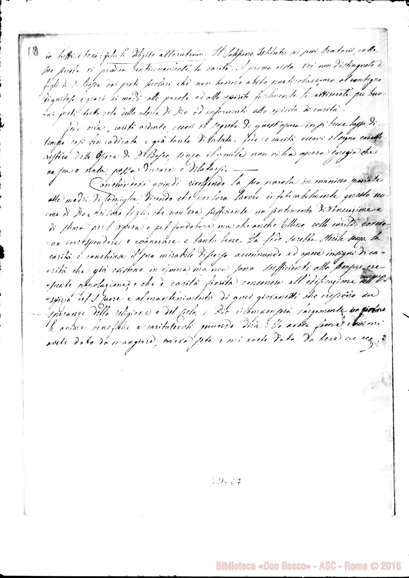 Fotogramma C 7 — Card. Parocchi: conferenza ai Cooperatori. 1886